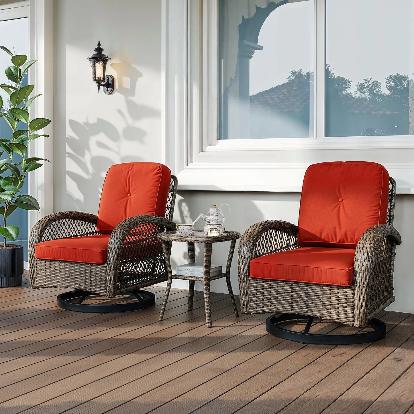 3 Piece Patio Furniture Set