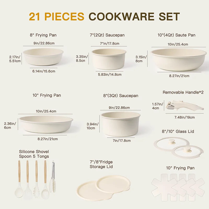 Pots And Pans Set Non-Stick