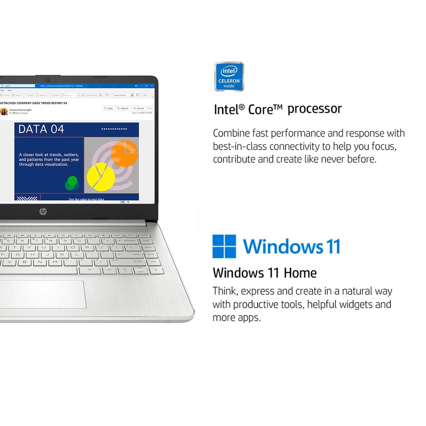 HP Newest 14" Business Laptop