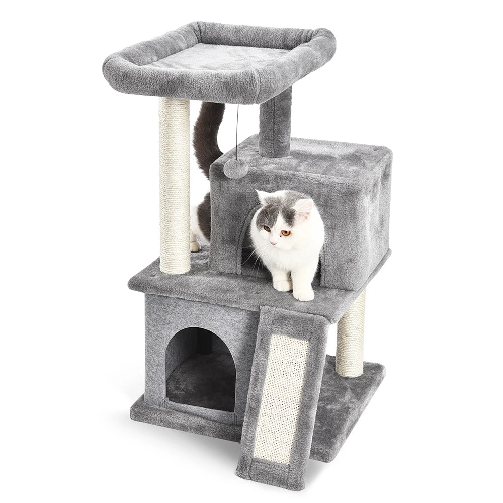 Cat Tree Tower Condo with Scratching Posts