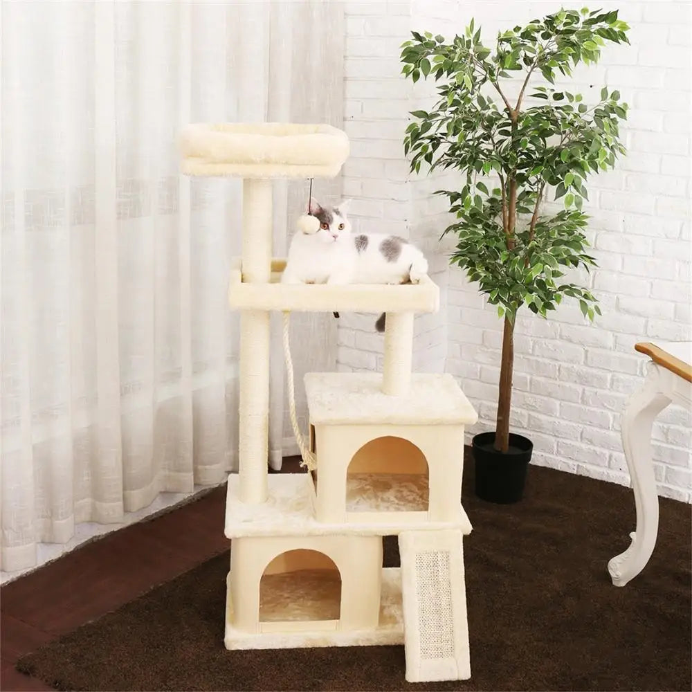 Cat Tree Tower Condo with Scratching Posts