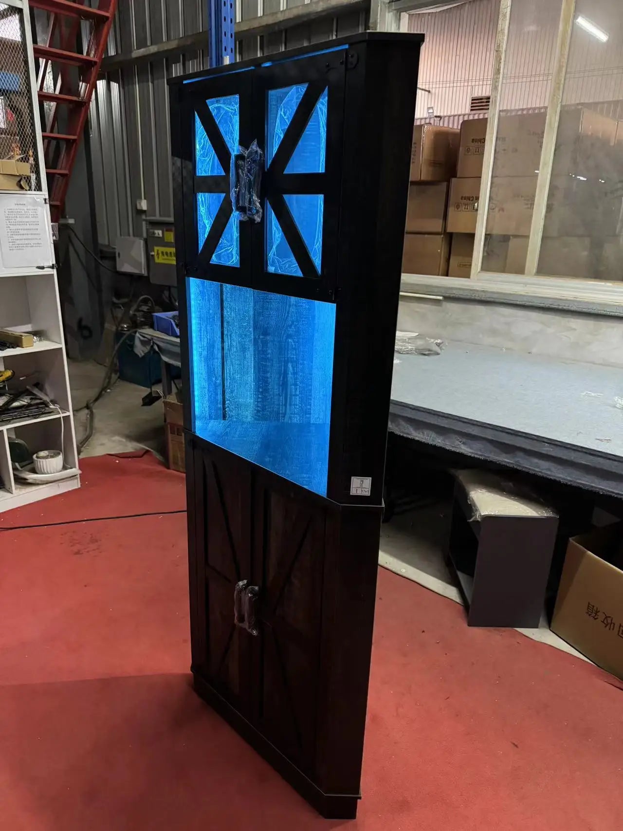 67" Tall Farmhouse Storage Cabinet