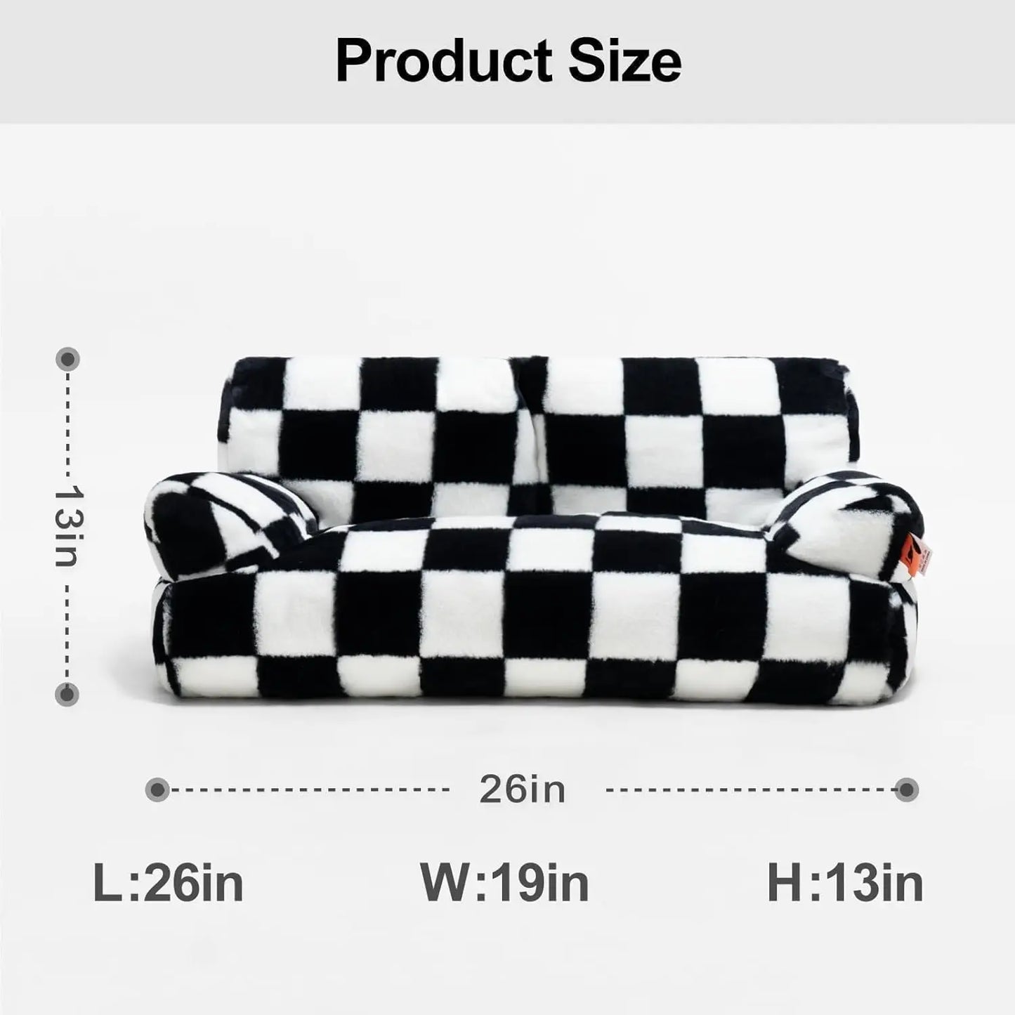 Pet Couch Bed 26×19×13 Inch Washable