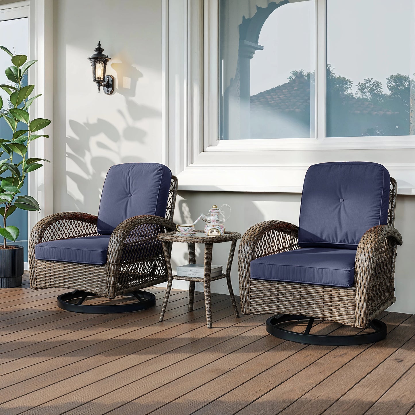 3 Piece Patio Furniture Set