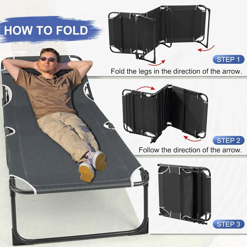 Camping Cot with Mattress