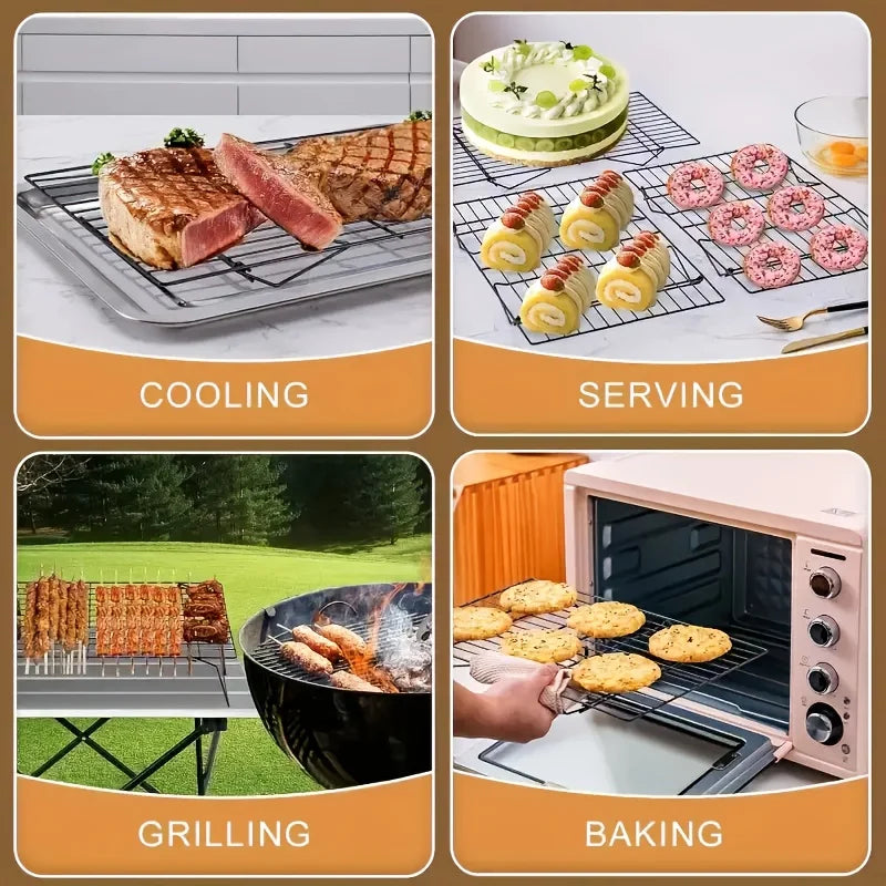 Stainless Steel Stackable Cooling Rack - Bake & Cool Easily