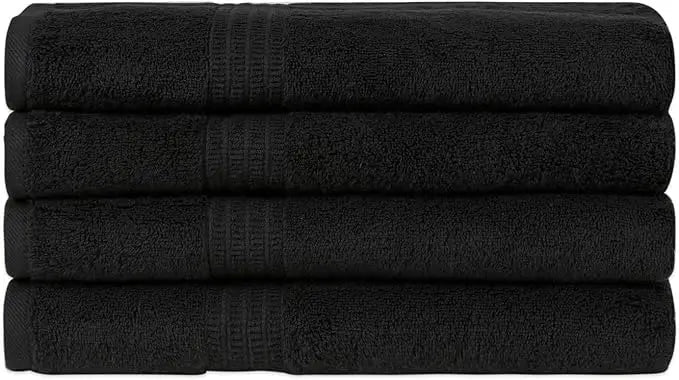 4-piece luxury bath towel set