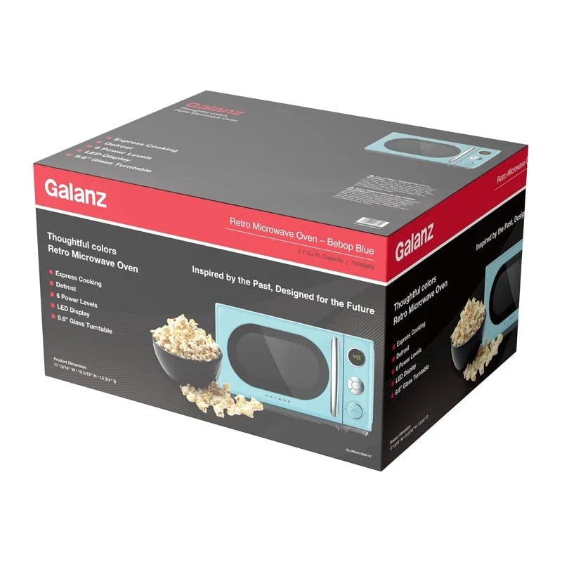Retro Countertop Microwave Oven