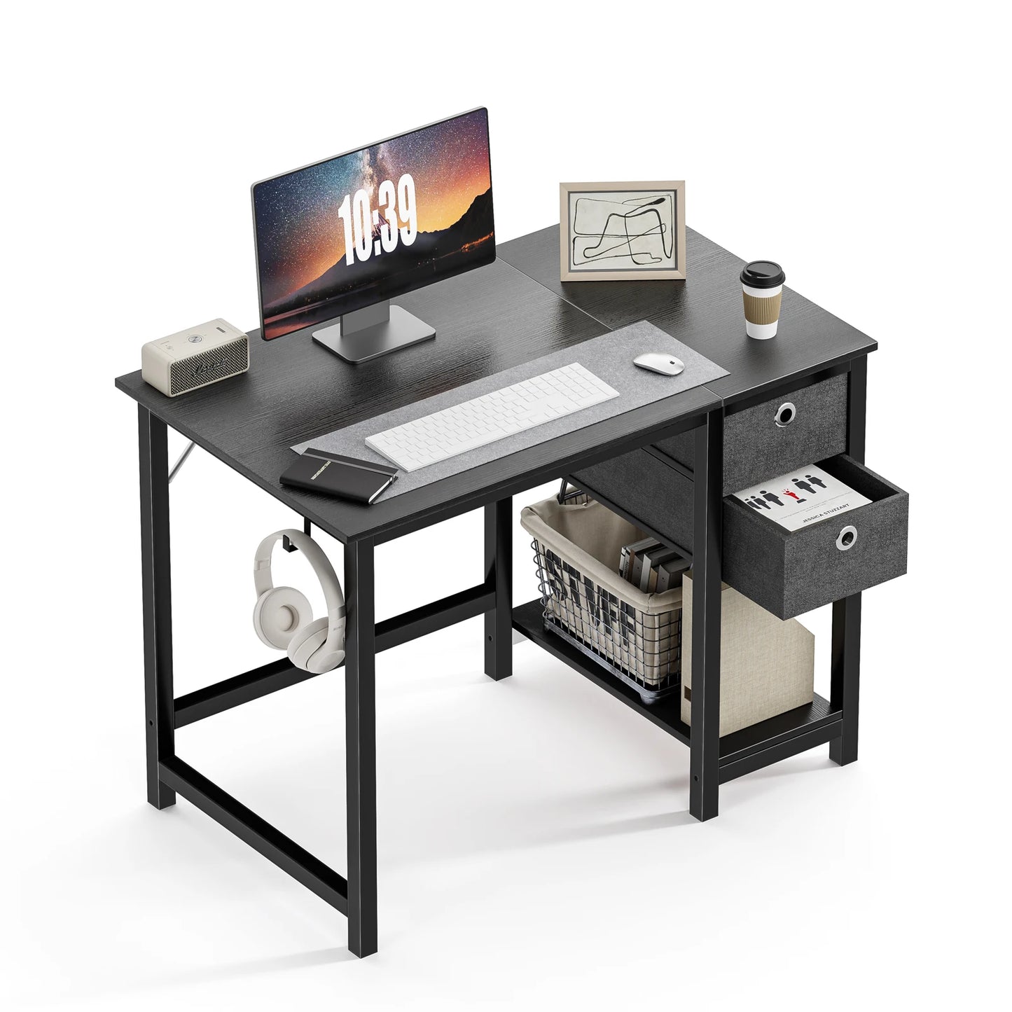 Computer Desk With Drawers