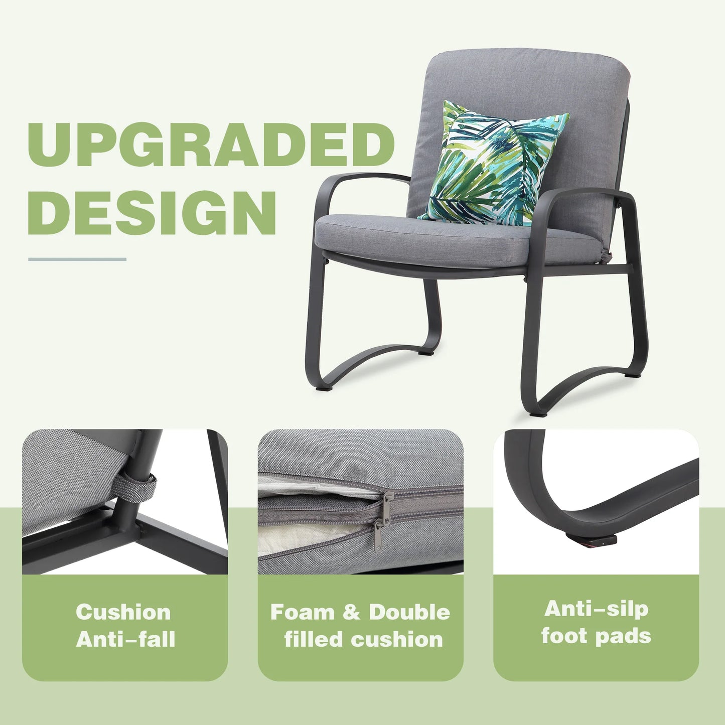 3 Piece Rocking Bistro Set