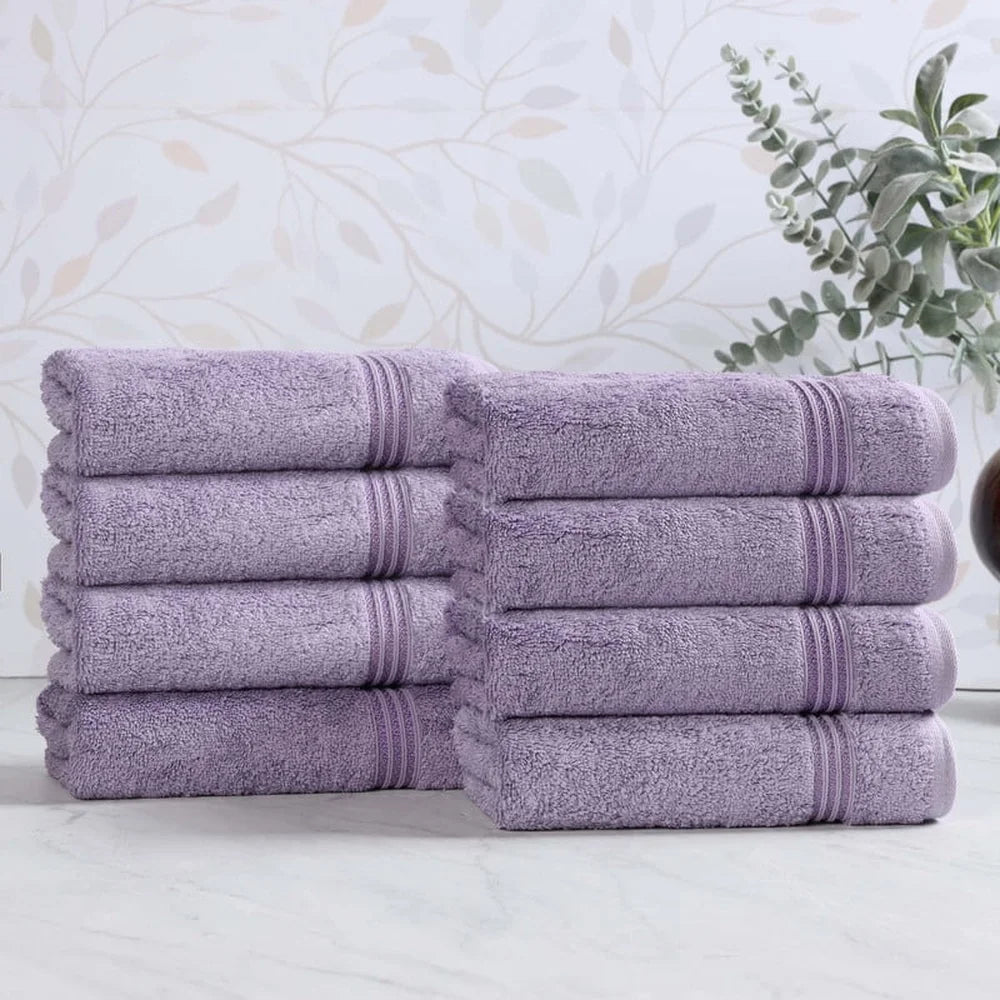 8-Piece Egyptian Cotton Hand Towel Set