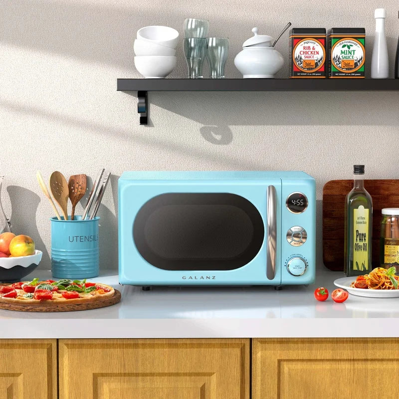 Retro Countertop Microwave Oven