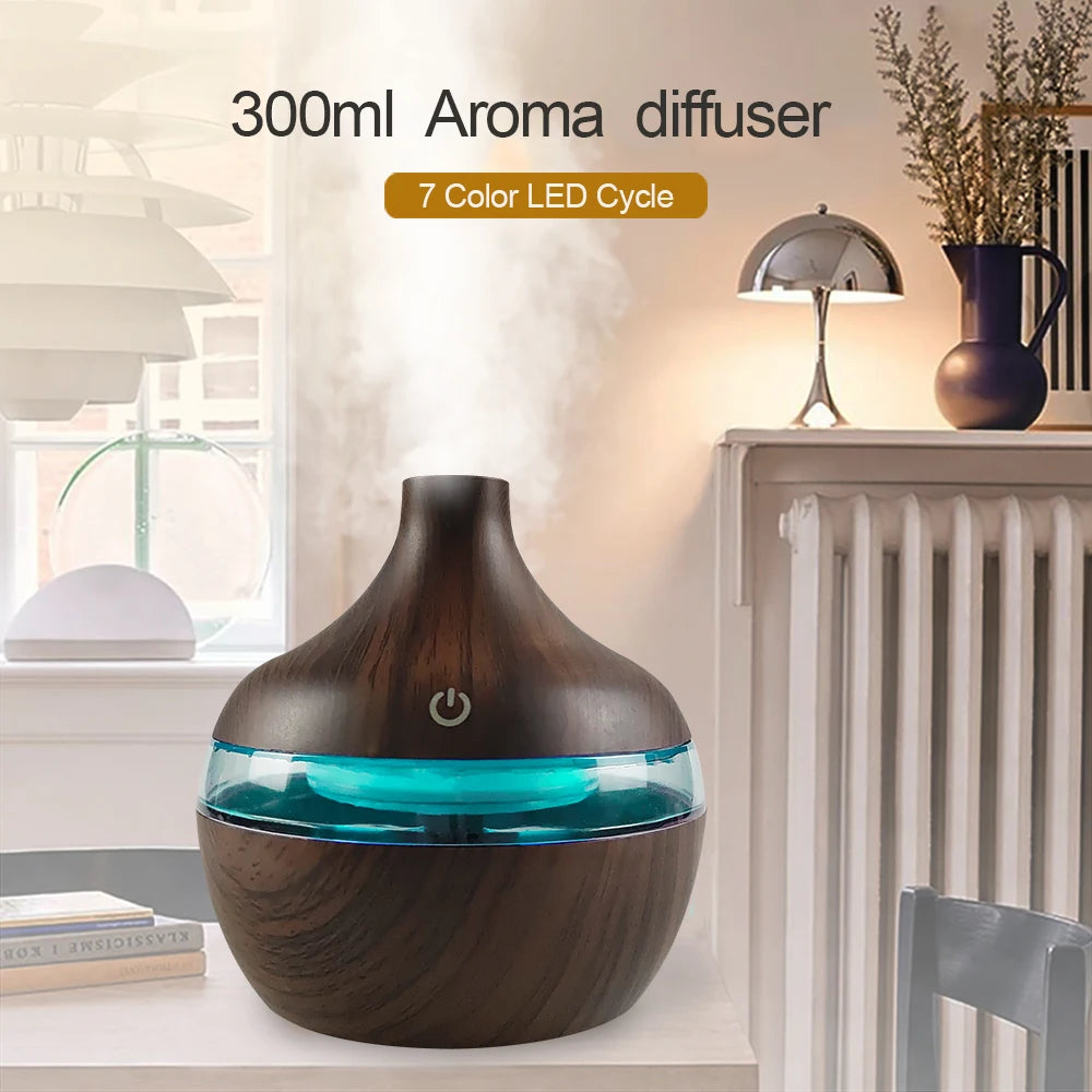 7-Color LED Lighting Aromatherapy Diffuser
