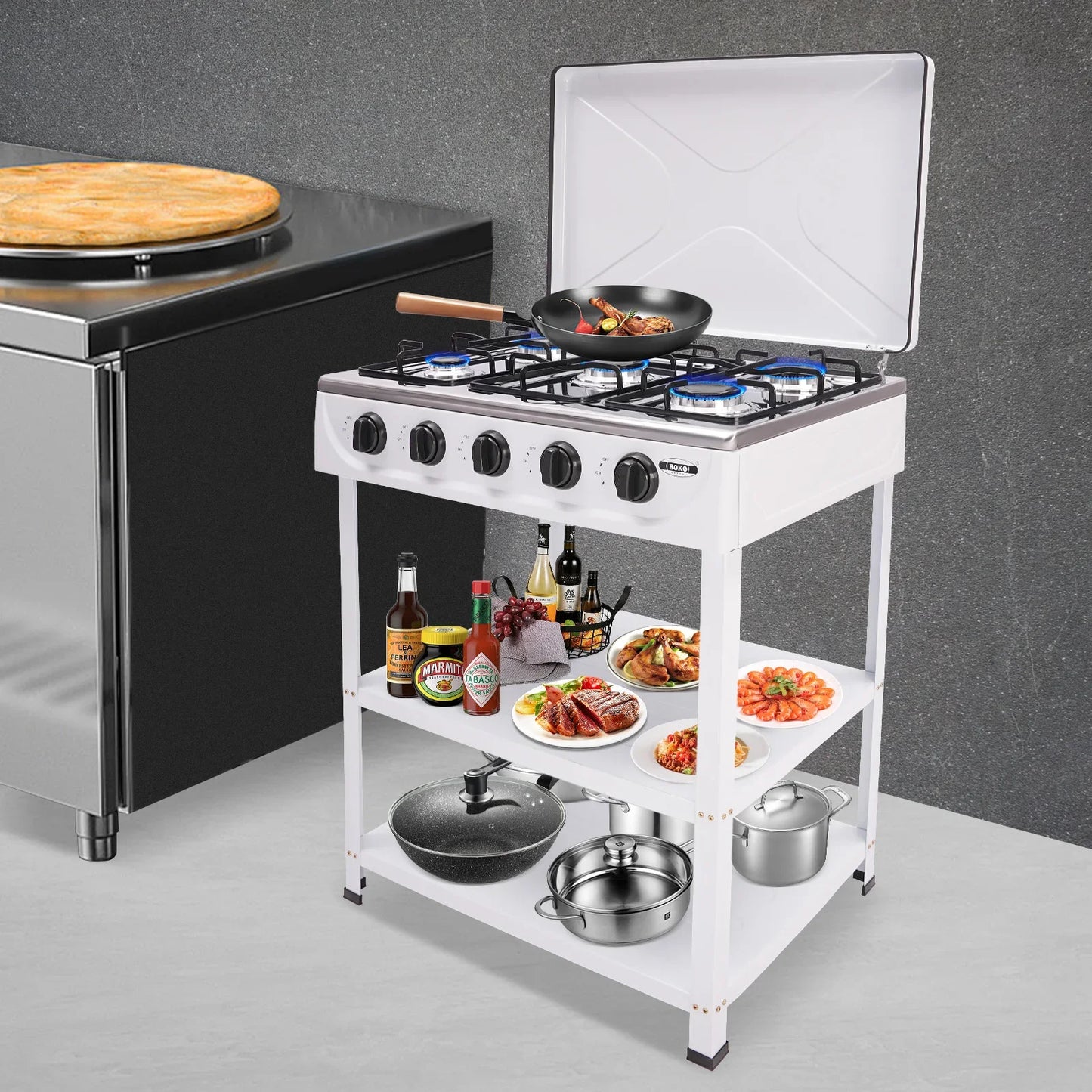 5-Burner Gas Stove