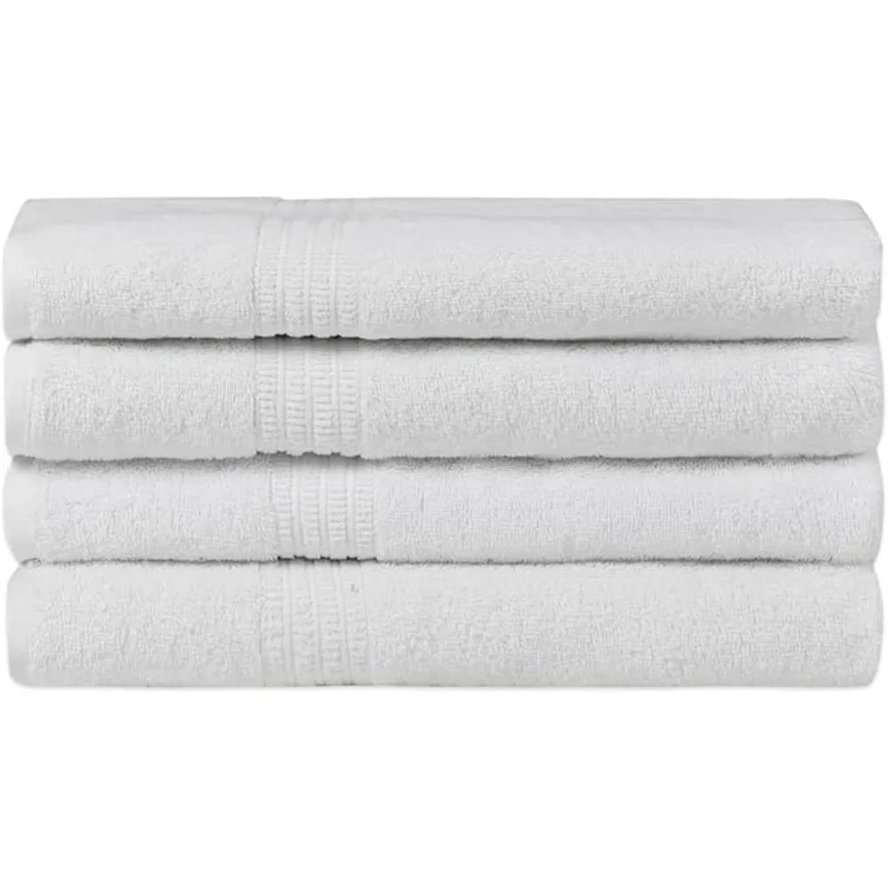 4-piece luxury bath towel set