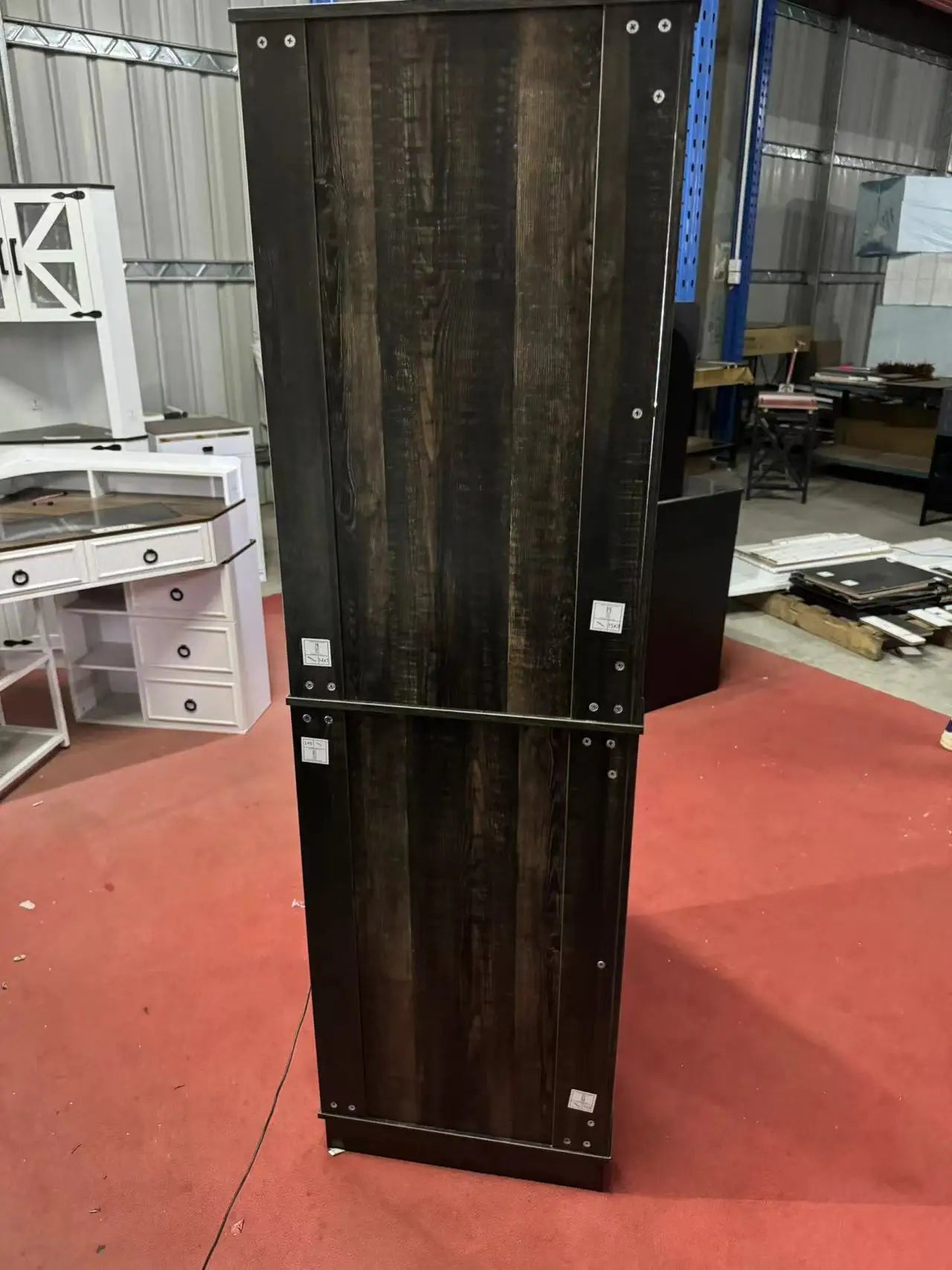 67" Tall Farmhouse Storage Cabinet
