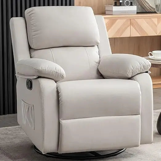 Recliner Chair, Swivel Rocker for Adults