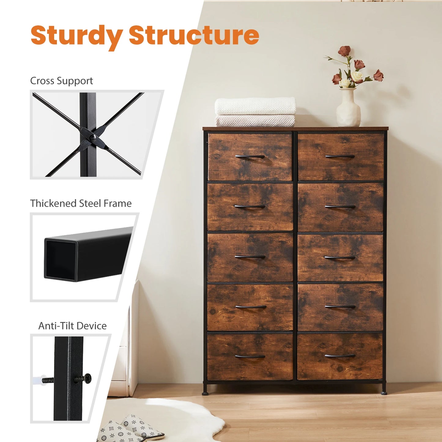 Wardrobe Steel Frame Closet