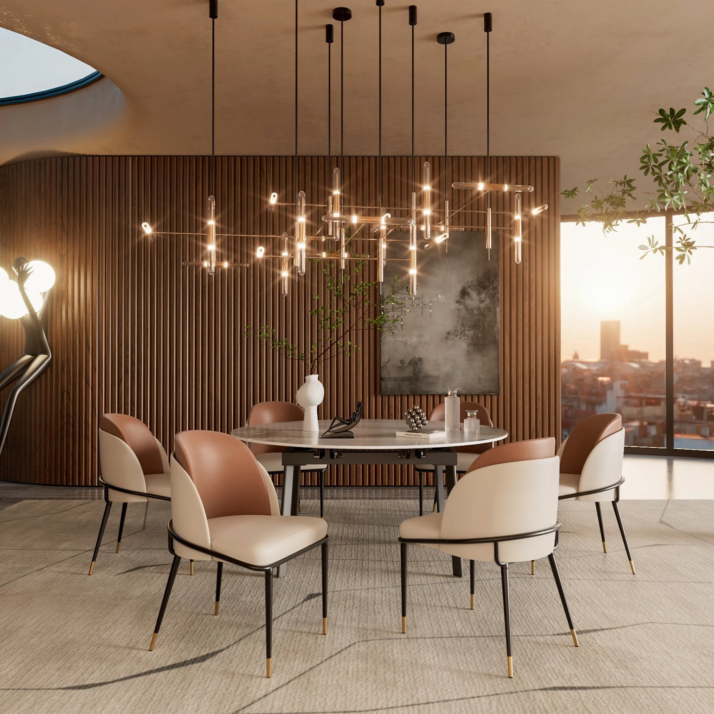 Faux Leather Dining Chairs