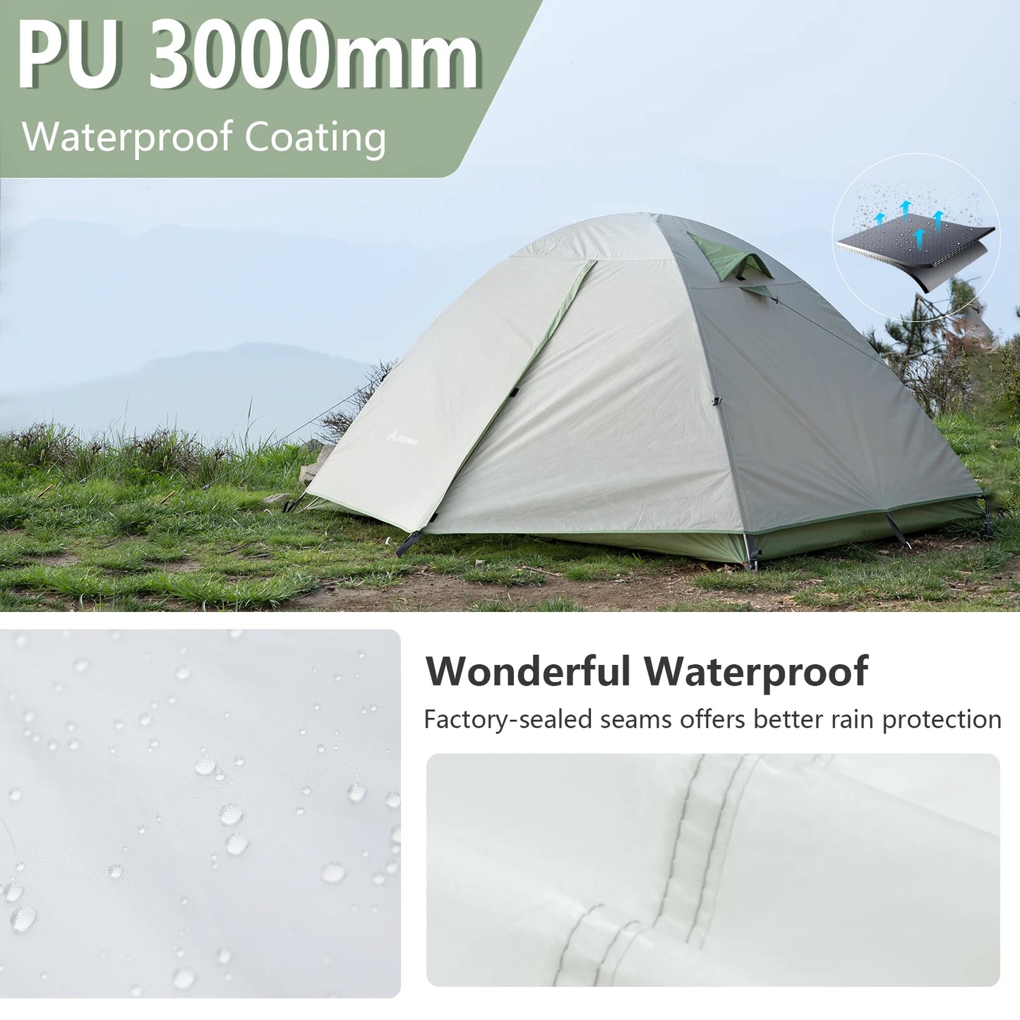 Ultralight Outdoor Camping Tent 2 Person
