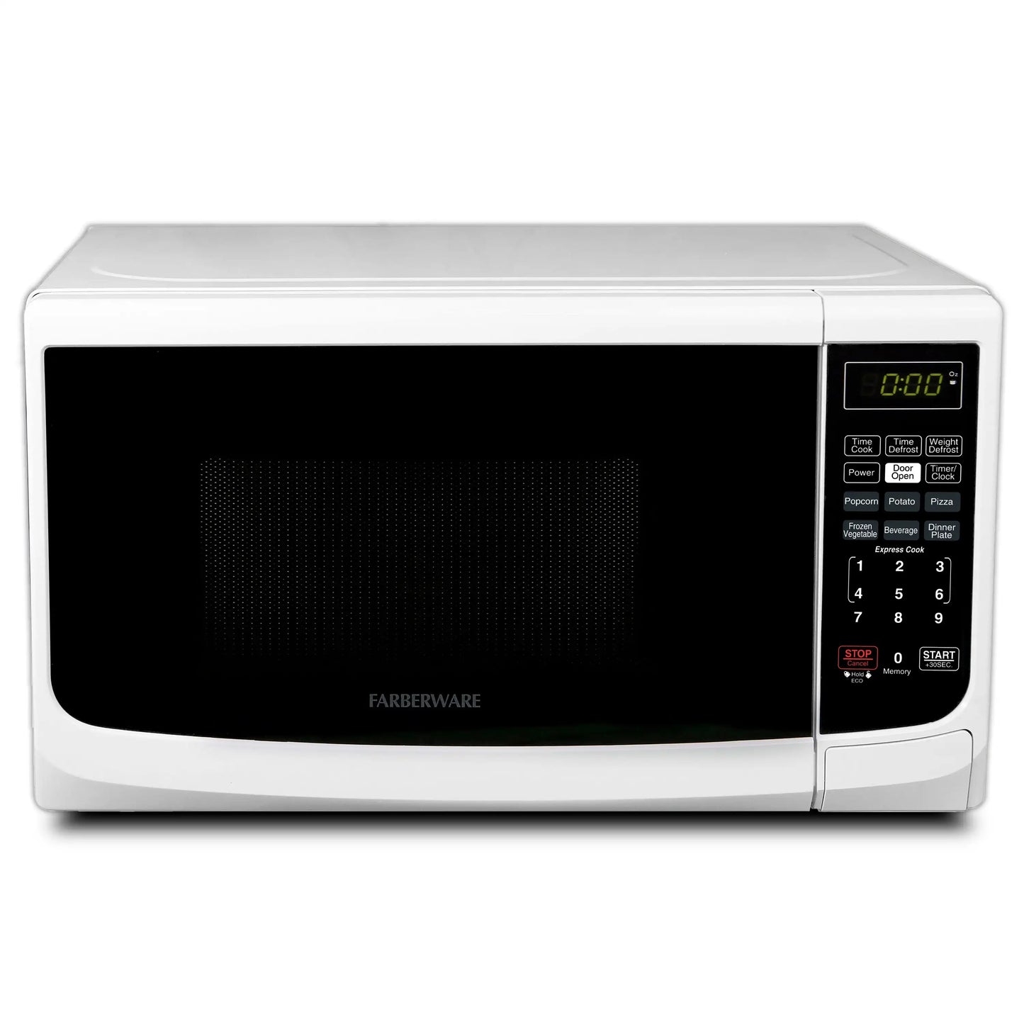Farberware Countertop Microwave Oven with LED Lighting