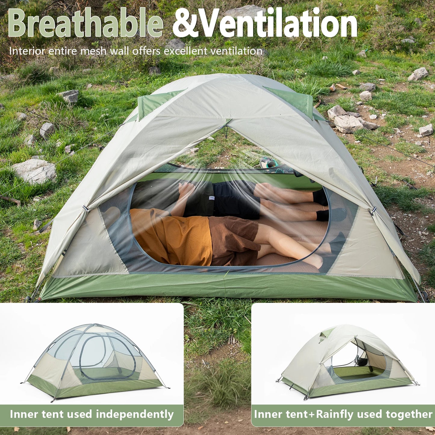 Ultralight Outdoor Camping Tent 2 Person