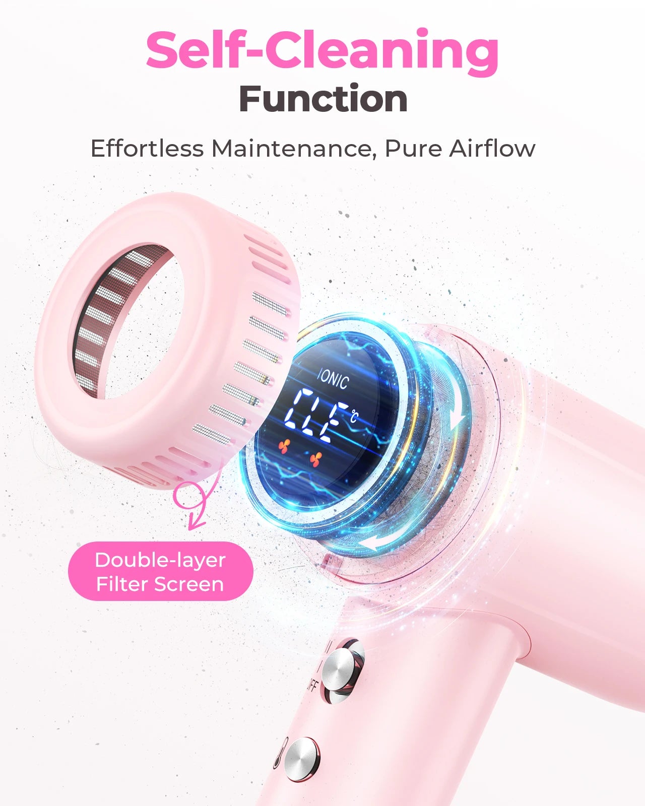 High Speed Rear-intake Hair Dryer