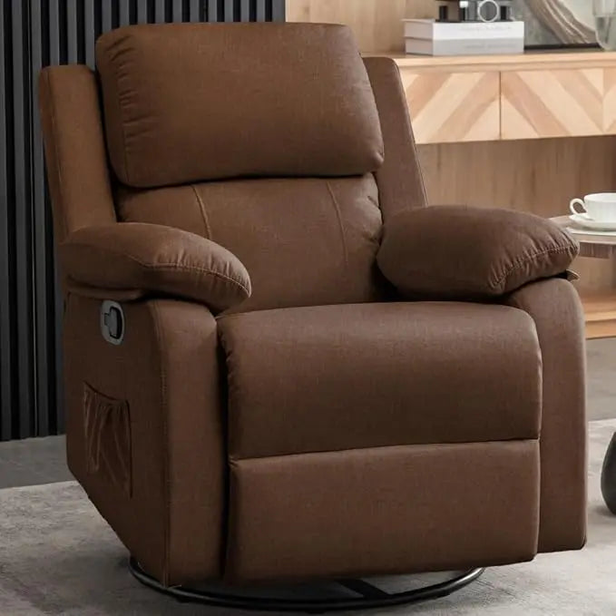 Recliner Chair, Swivel Rocker for Adults
