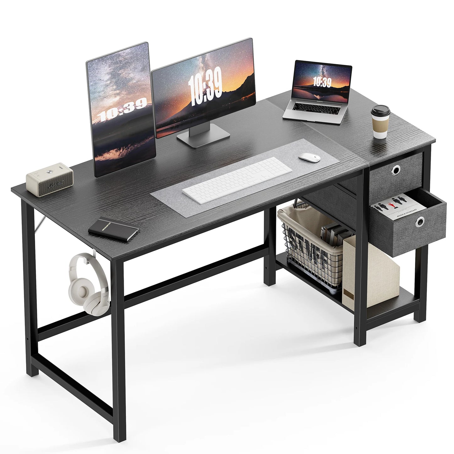 Computer Desk With Drawers