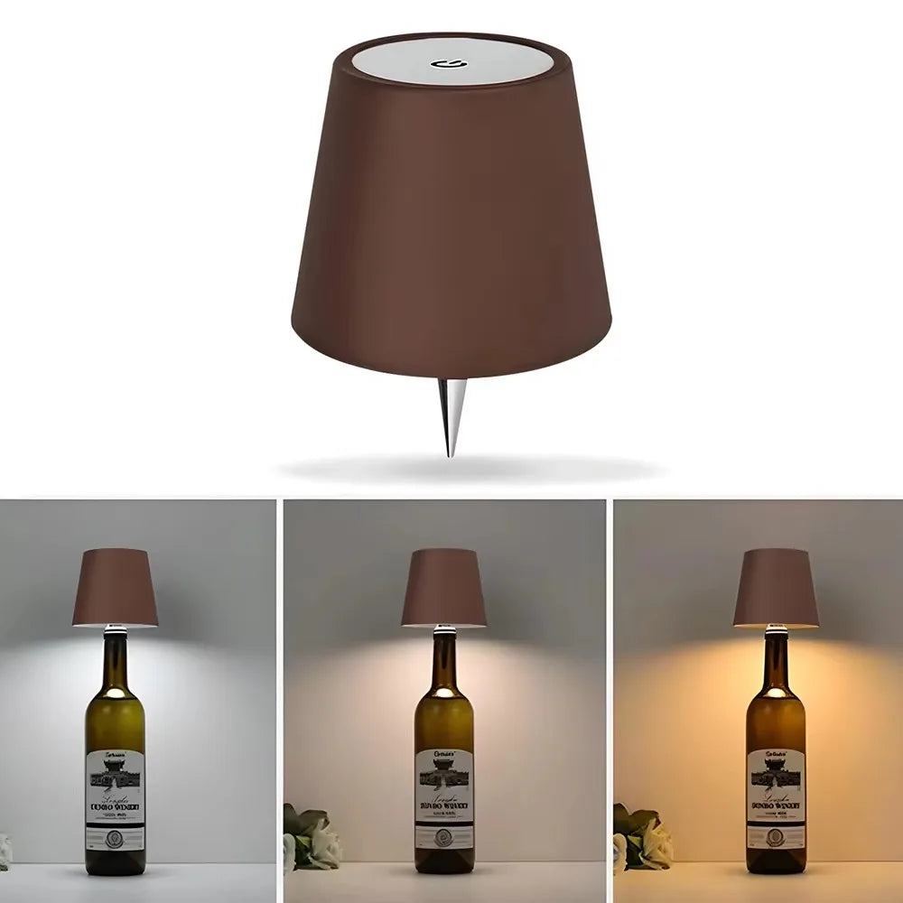 LED Wireless Wine Bottle Lamp Rechargeable