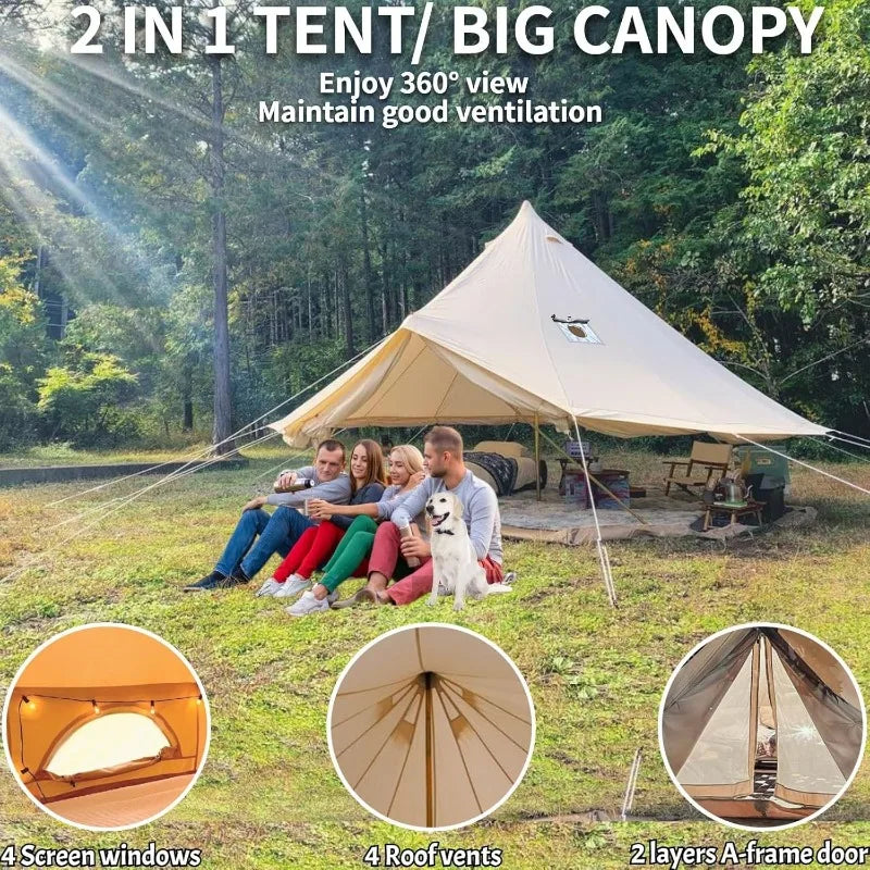 4 Season Canvas Bell Tent