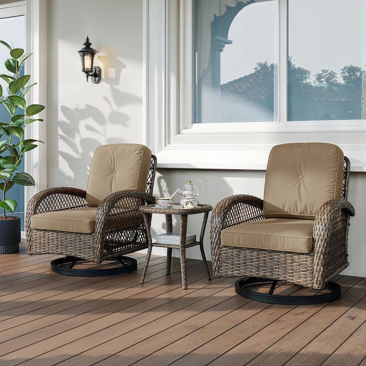 3 Piece Patio Furniture Set