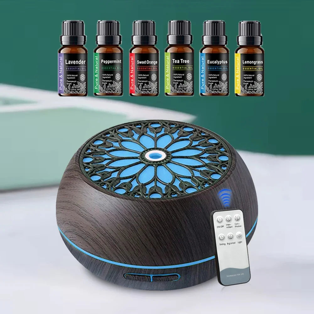 550ml Diffuser 6 Essential Oils Soundwave Technology