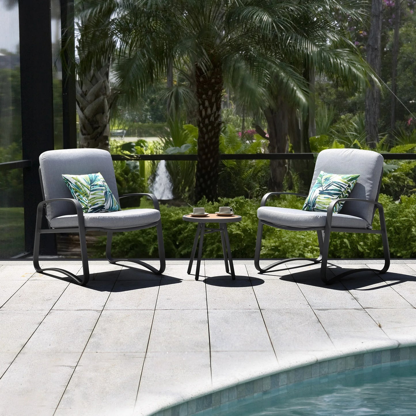 3 Piece Rocking Bistro Set