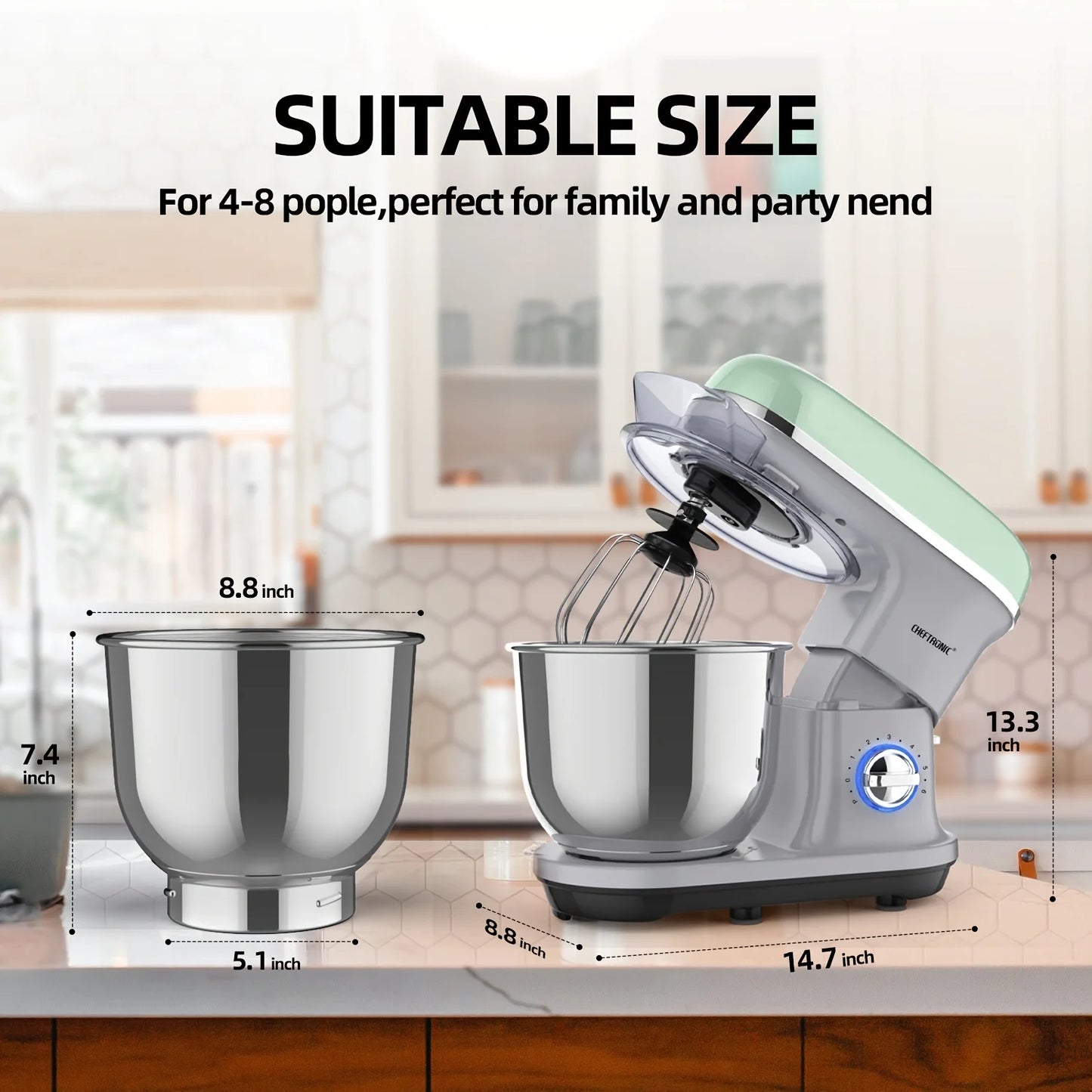 1pc CHEFTRONIC Stand Mixer