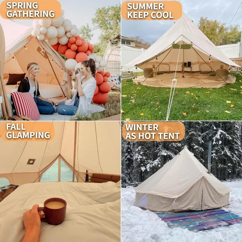 4 Season Canvas Bell Tent
