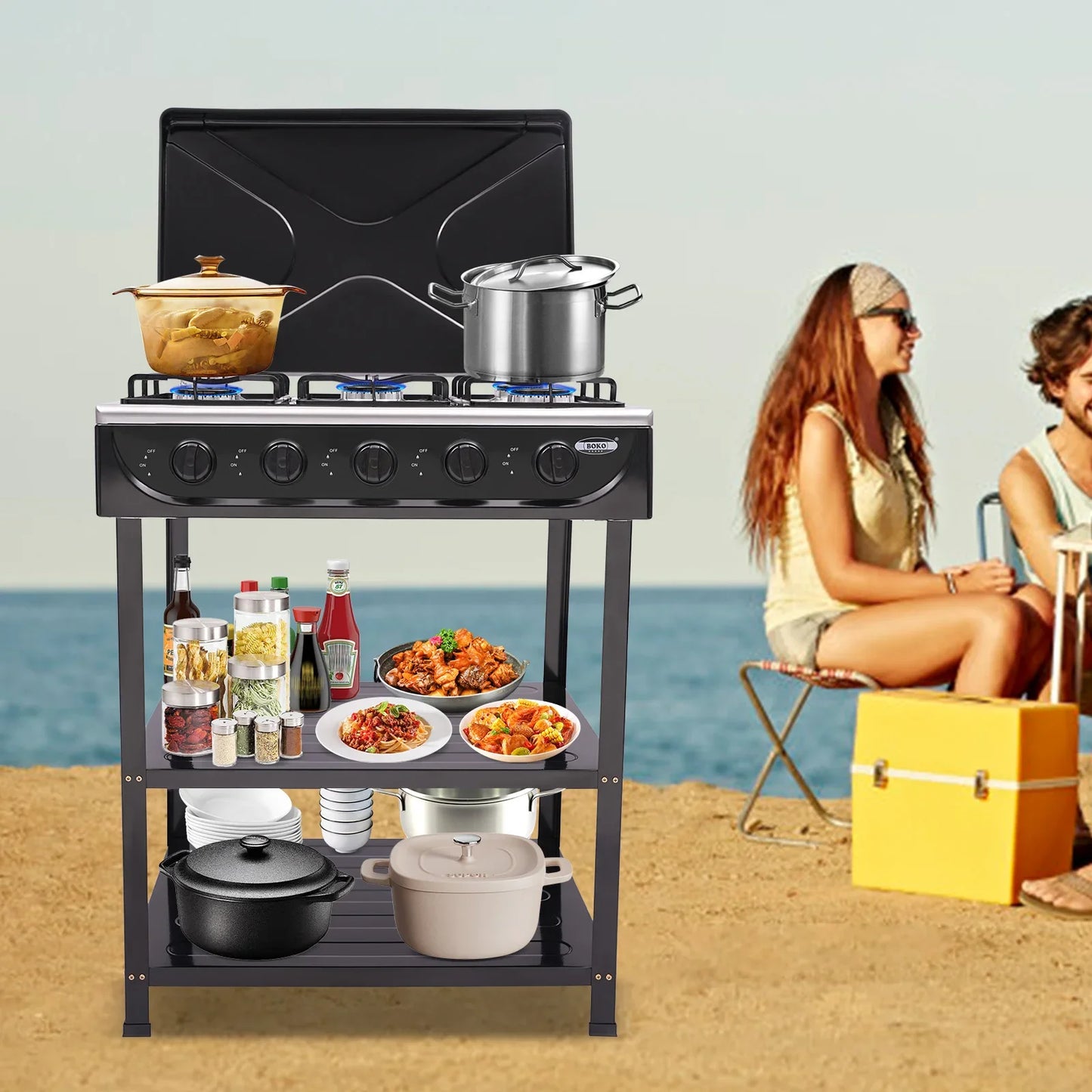 5-Burner Gas Stove