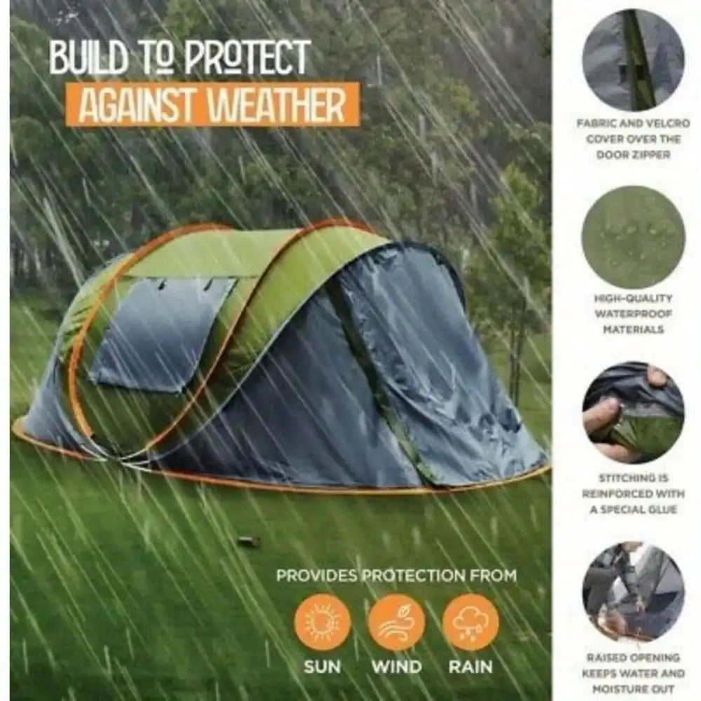 4-Person Easy Pop Up Tent