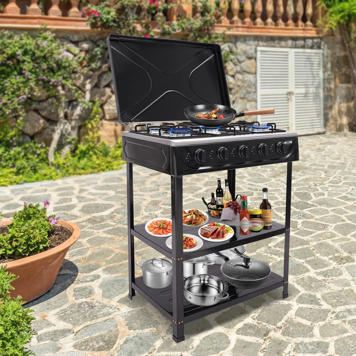 5-Burner Gas Stove