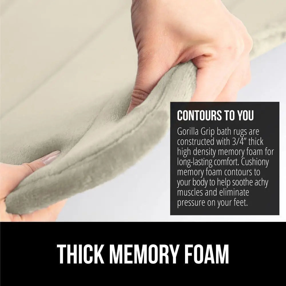Thick Memory Foam Bath Mat Ultra Absorbent