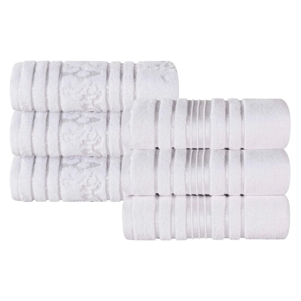 Cotton Floral Hand Towel Set