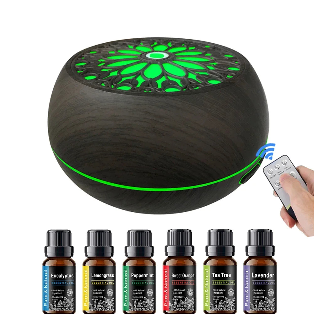 550ml Diffuser 6 Essential Oils Soundwave Technology