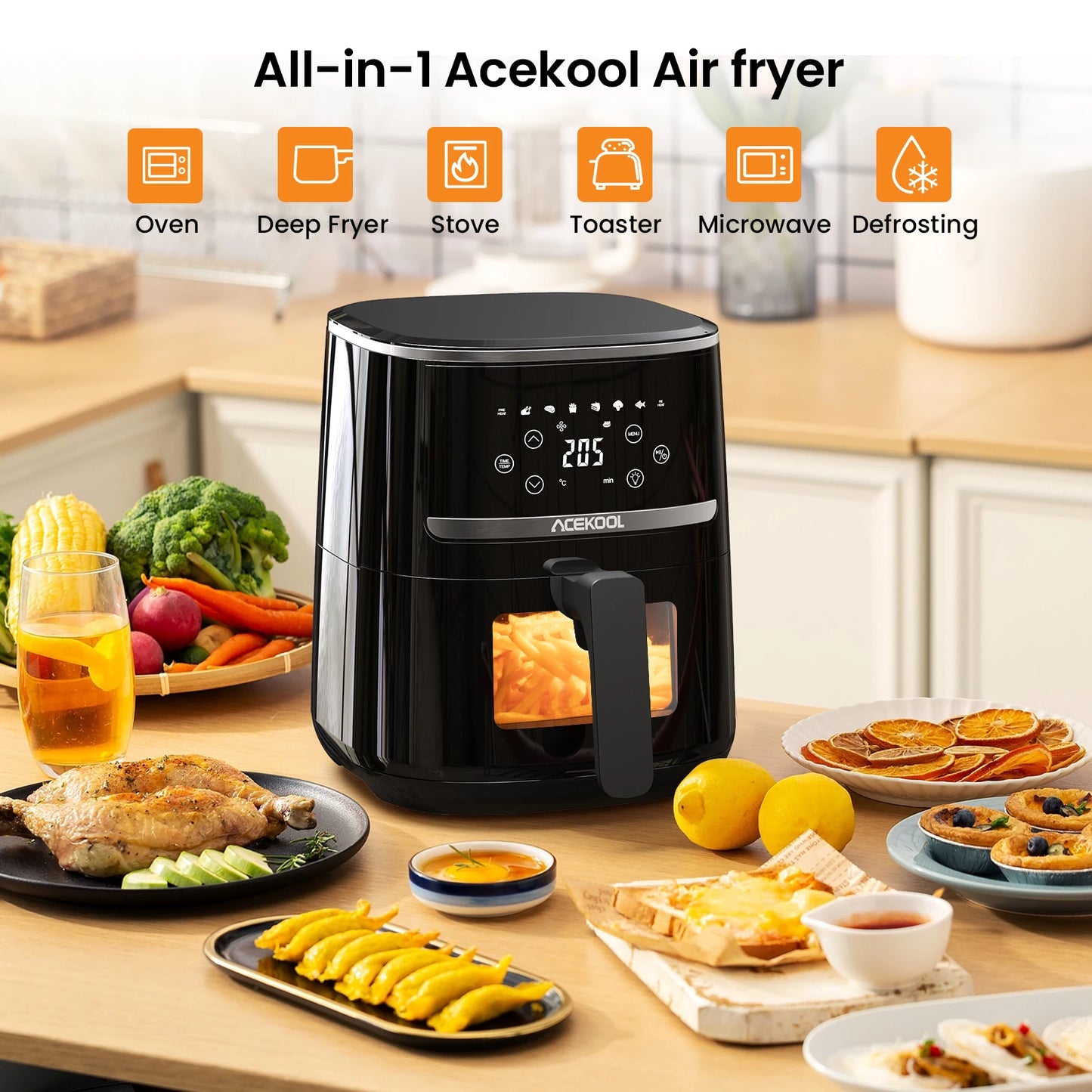 Air Fryer Toaster Oven Combo