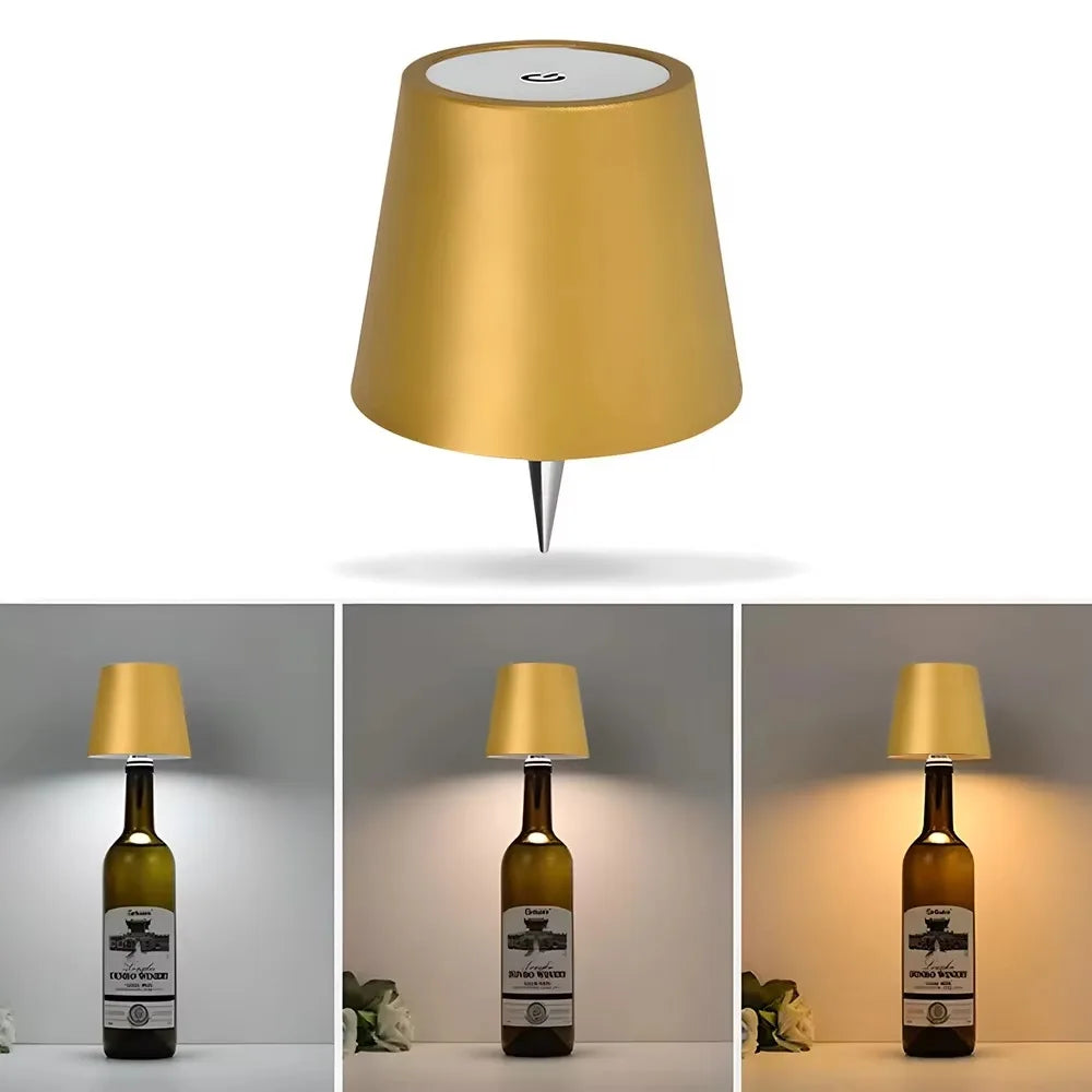 LED Wireless Wine Bottle Lamp Rechargeable