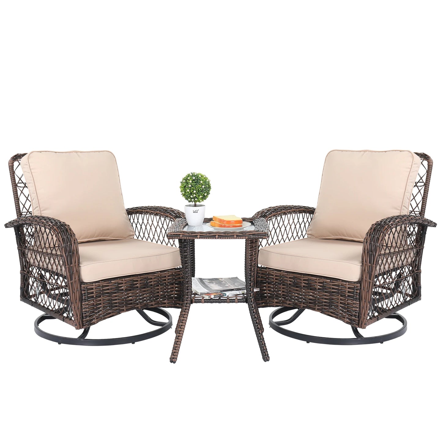 3 Piece Patio Furniture Set