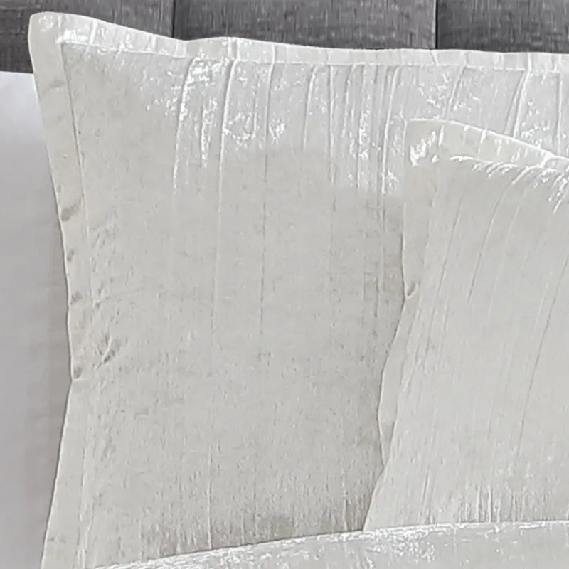Turin 7 Piece Comforter Set White King