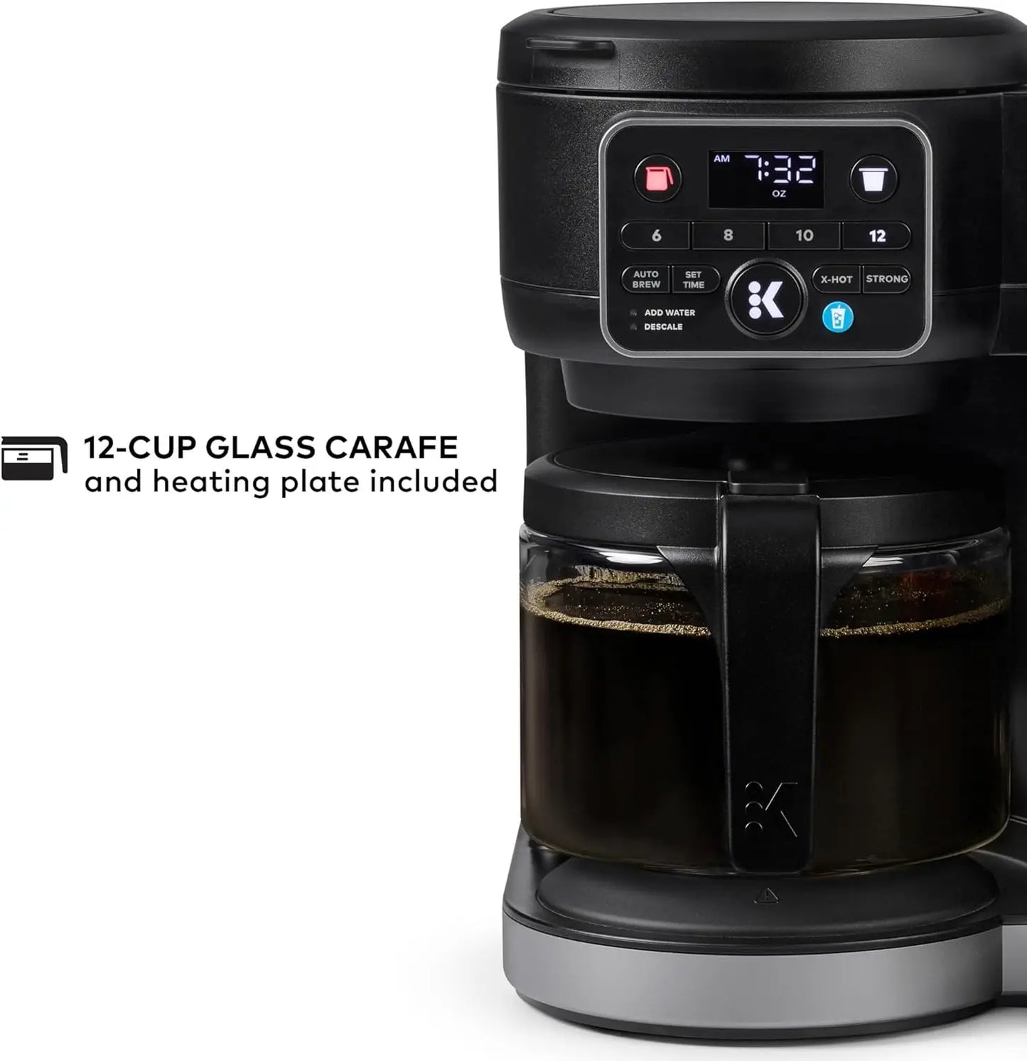 Hot & Iced Coffee Maker with MultiStream Tech, 72oz Reservoir, Ideal for Holiday Hosting and Gifts