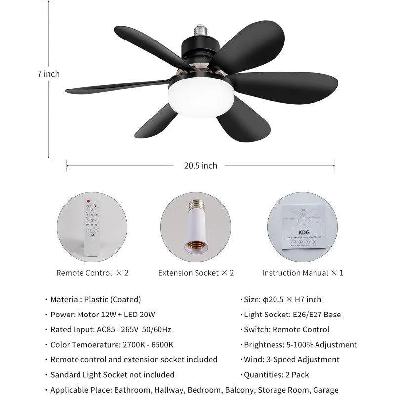 Ceiling Fans with Light