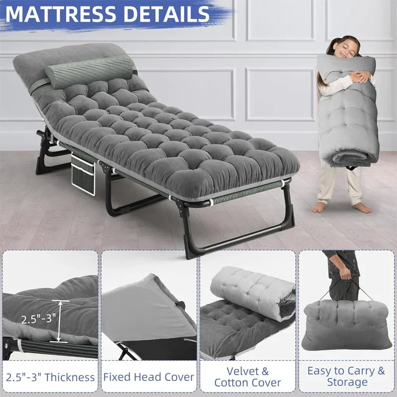 Camping Cot with Mattress