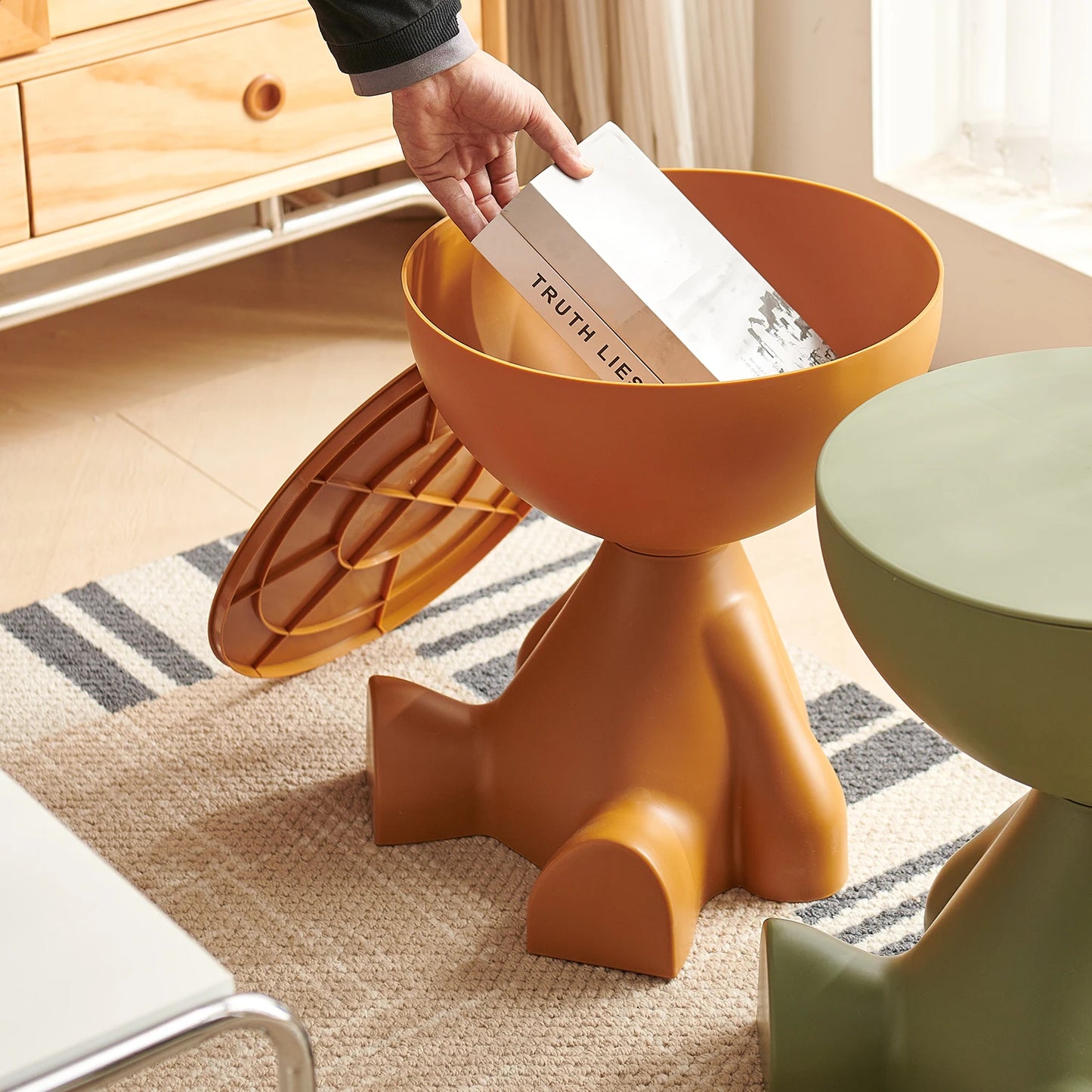 Small flat head coffee table
